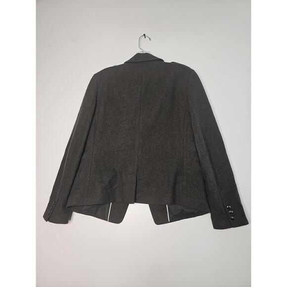 Banana Republic Green Military Blazer Womens Size 12 - Picture 9 of 9